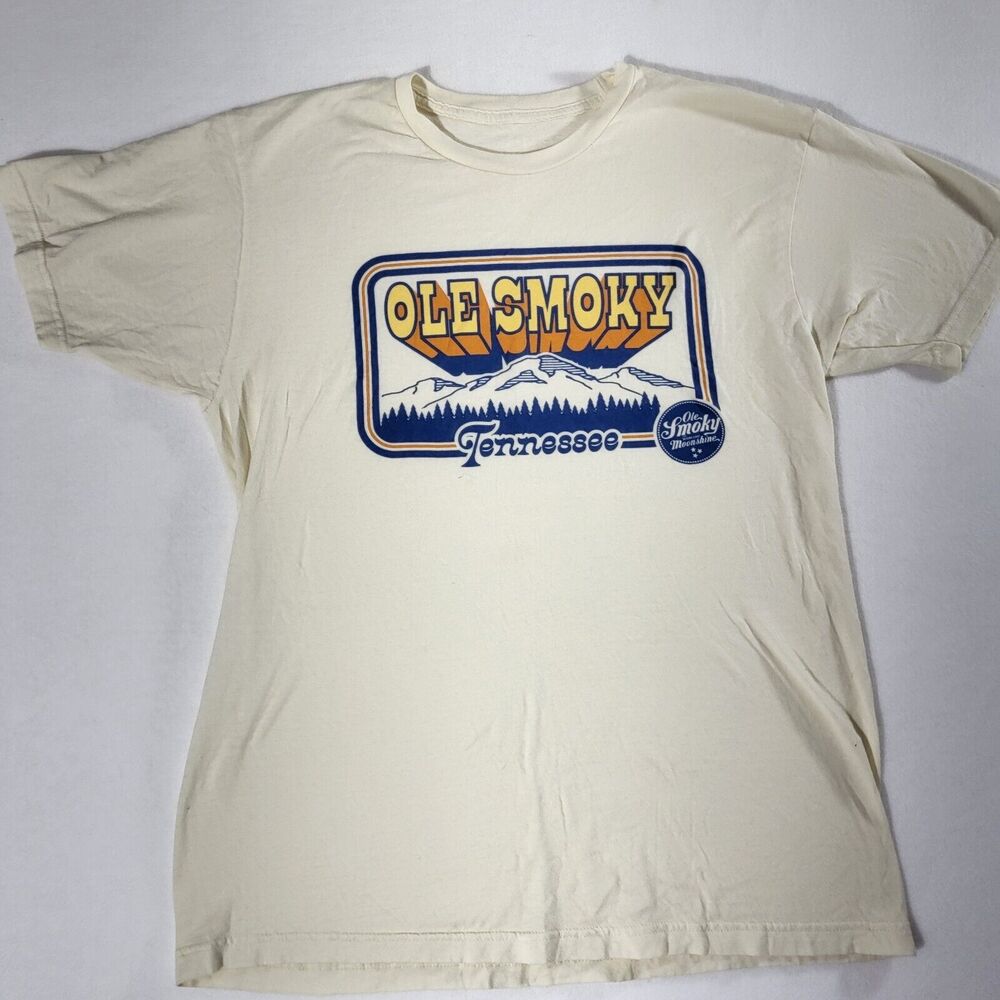Old Smoky T-Shirt Moonshine Gatlinburg Tennessee Men's Size Large
